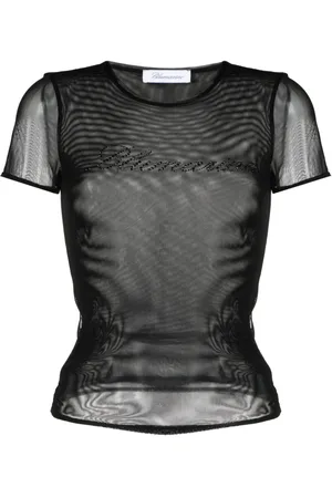 BLUMARINE T-Shirt mit Logo-Verzierung