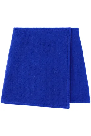 Proenza Schouler Gewickelter Tweed-Minirock