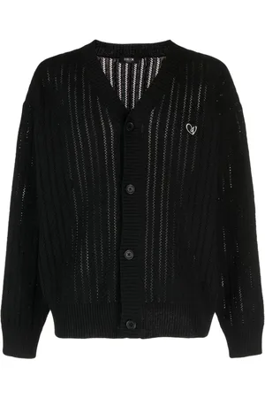FIVE CM Cardigan mit Logo-Stickerei