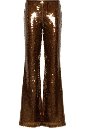 Alberta Ferretti Schlaghose mit Pailletten