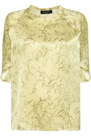 Fabiana Filippi Bluse aus Seide mit grafischem Print