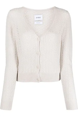Barrie Cardigan aus Pointelle-Strick