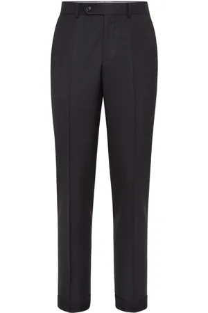 Brunello Cucinelli Hose mit Hahnentrittmuster