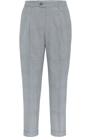 Brunello Cucinelli Hose mit Prince of Wales-Karo