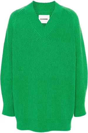 Jil Sander Gerippter Strickpullover