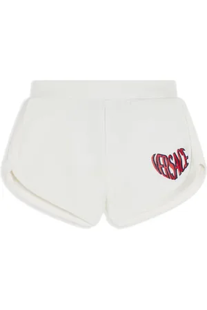 VERSACE Joggingshorts mit herzförmigem Logo-Print