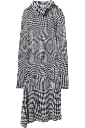 Burberry Kleid mit Hahnentrittmuster