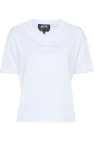 A.P.C. T-Shirt mit beflocktem Logo