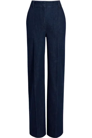Another Tomorrow Hoch sitzende Jeans