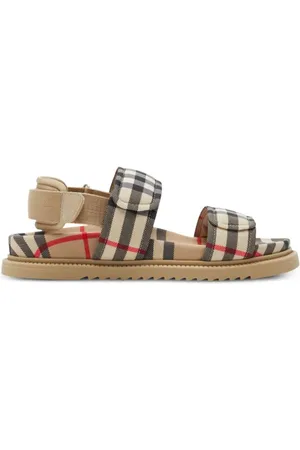 Burberry Flache Sandalen mit Vintage-Check