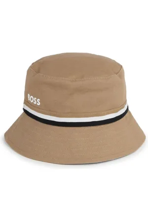 HUGO BOSS Wendbarer Fischerhut mit Logo-Print