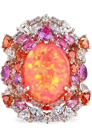 Anabela Chan 18kt Gelbgoldring mit Opal