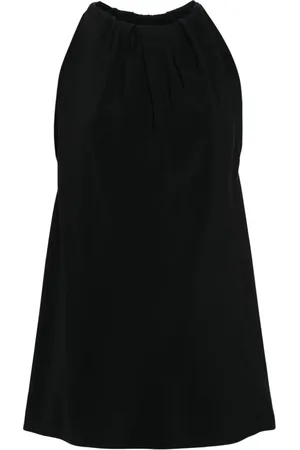 Rick Owens Gerafftes Krepp-Tanktop