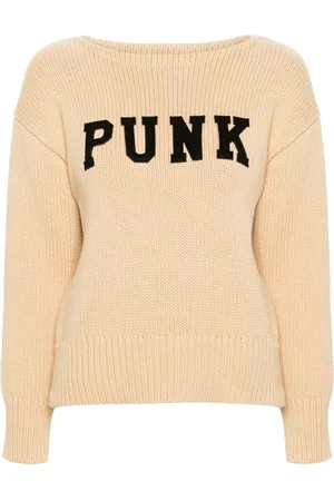 R13 Pullover mit Logo-Patch