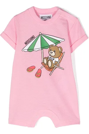 Moschino Kurzer Strampler mit Teddy