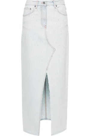Msgm Maxirock in Distressed-Optik