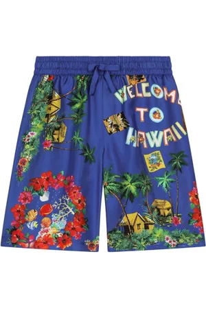 Dolce & Gabbana Bermudas mit Hawaii-Print