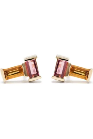 Aliita 18kt Tu Y Yo Gelbgoldohrringe mit Turmalin