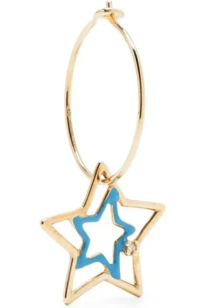 Aliita 9kt Gelbgoldcreole mit Diamanten