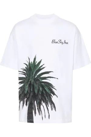 BLUE SKY INN T-Shirt mit Baum-Print