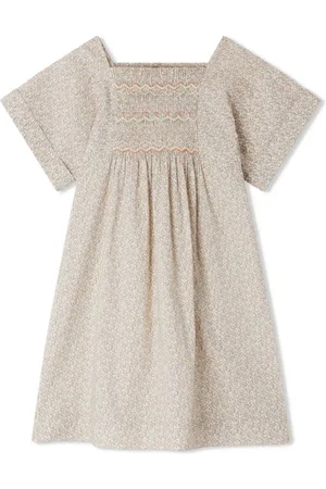 BONPOINT Paysanne Kleid aus Baumwolle