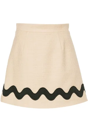 Patou Wave Tweed-Minirock