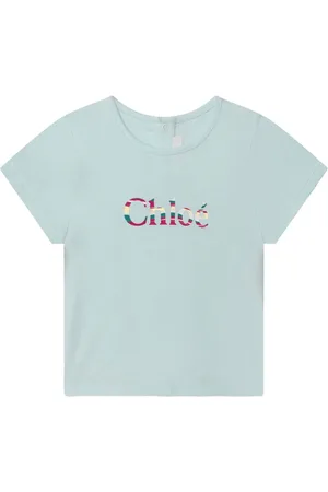 Chloé T-Shirt aus Bio-Baumwolle mit Logo-Print