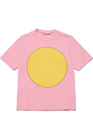 Marni T-Shirt mit rundem Einsatz