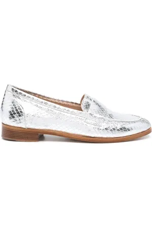 P.A.R.O.S.H. Loafer mit Schlangenleder-Optik