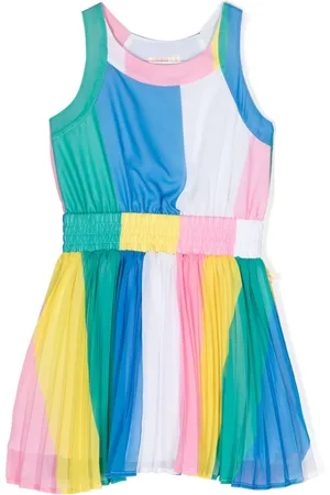 Billieblush Gestreiftes Kleid in Colour-Block-Optik
