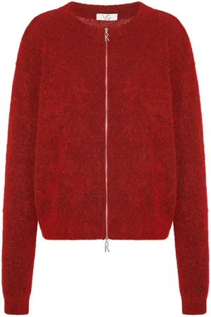 ROSETTA GETTY X Violet Getty Cardigan mit Logo-Stickerei