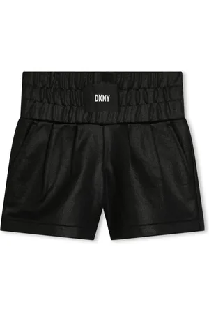 DKNY Jersey-Joggingshorts mit Logo-Applikation