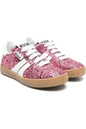 Msgm Retro Sneakers im Glitter-Look