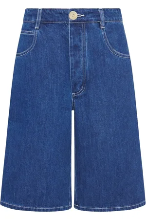 ROSETTA GETTY X Violet Getty Jeans-Shorts mit weitem Bein