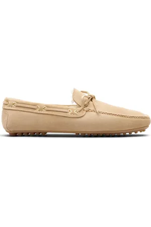 CAR SHOE Wildleder-Loafer mit Pelzfutter