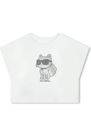 Karl Lagerfeld Verziertes Ikonik T-Shirt