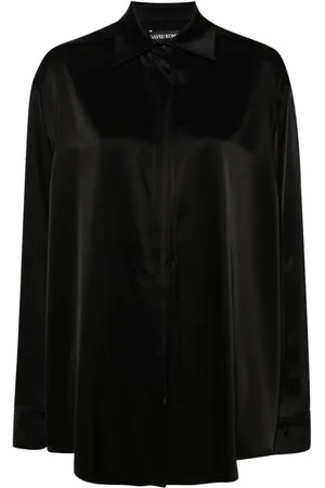 DAVID KOMA Hemd aus Satin