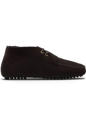 CAR SHOE Loafer-Stiefel aus Wildleder mit Pelzfutter