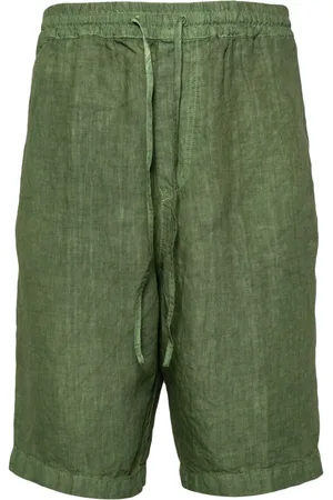 120% Lino Knielange Shorts mit Kordelzug