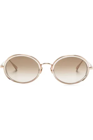 Linda Farrow FinnSonnenbrille mit ovalem Gestell