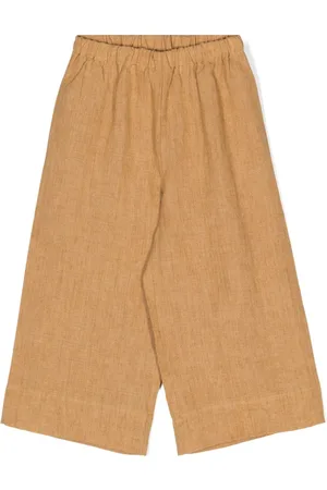 Il gufo Cropped-Hose aus Leinen