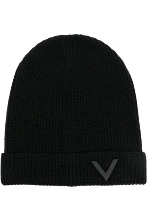 VALENTINO GARAVANI Gerippte Beanie mit VLogo