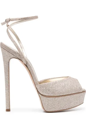 Casadei Flora Jolly Sandalen mit Glitzer 140mm
