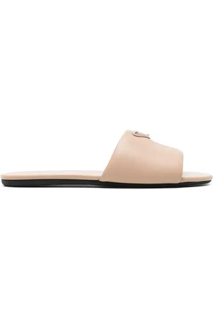 Prada Slipper mit Triangel-Logo
