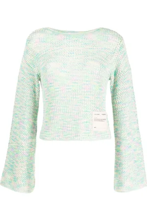 Izzue Cropped-Pullover in Häkeloptik