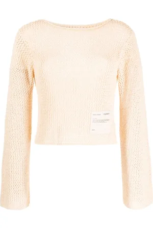 Izzue Cropped-Pullover in Häkeloptik