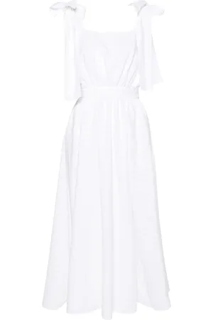 Msgm Midikleid mit Schleifendetail