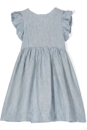 Il gufo Ärmelloses Kleid aus Leinen