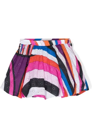 PUCCI Junior Ballonrock mit Marmo-Print