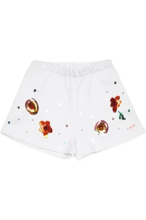 Marni Fleece-Shorts mit Pailletten